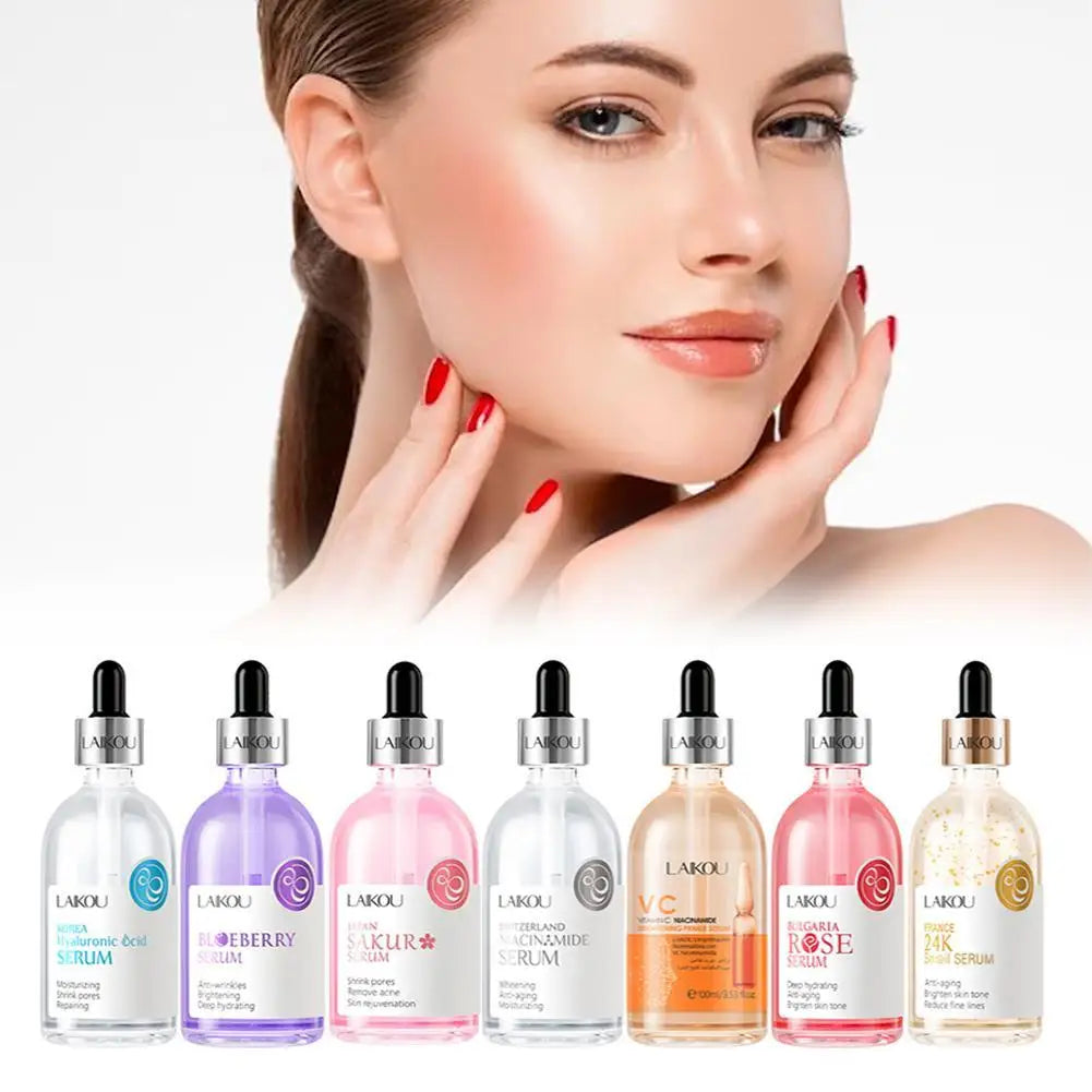 Eight Color Facial Essence Serum | Lightweight Hydrating Skincare for Daily Use